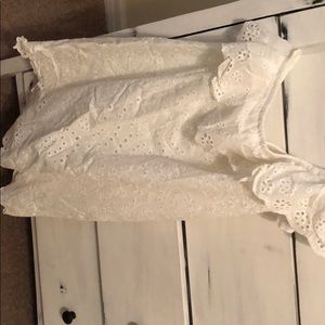 White Lace one shoulder dress